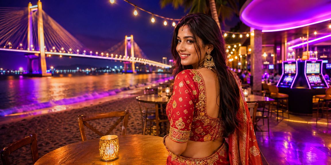 বরিশালের সৈকতে মোবাইলে বেটিং গেম উপভোগ করছেন একজন ব্যবহারকারী